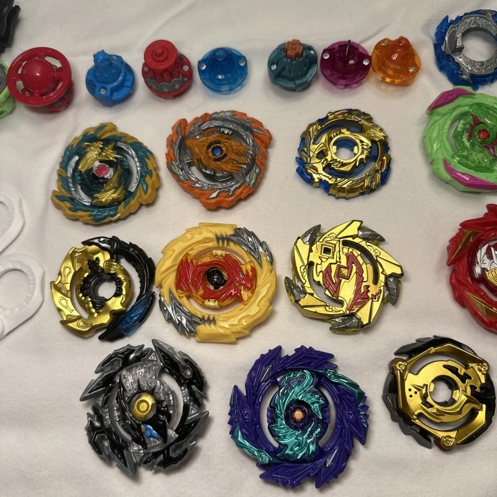 Beyblade Lot 42 Pcs Mix Metal Forge Disc Energy Layer Performance Tip‎ Launcher